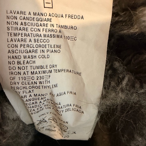 Sportmax Gray Teddy Jacket with Textured Hem - Picture 4 of 5